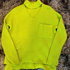 Neon Green Sweater